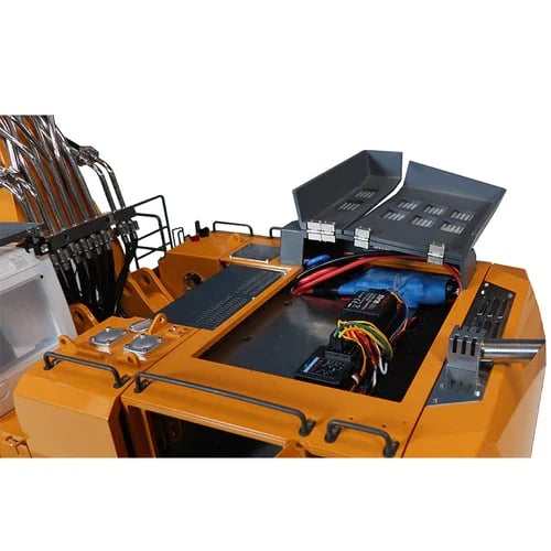 Hydraulický bagr G308H v měřítku 1/14 s kovovou konstrukcí pro nadšence