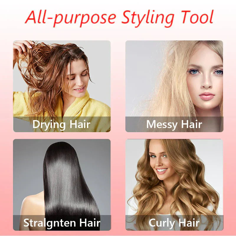 AeroGlow Hairbrush 3-In-1 For Effortless Styling And At-Home Results