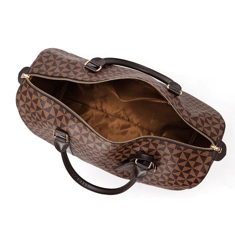 Westman Leather Travel Duffle Bag For Men And Women