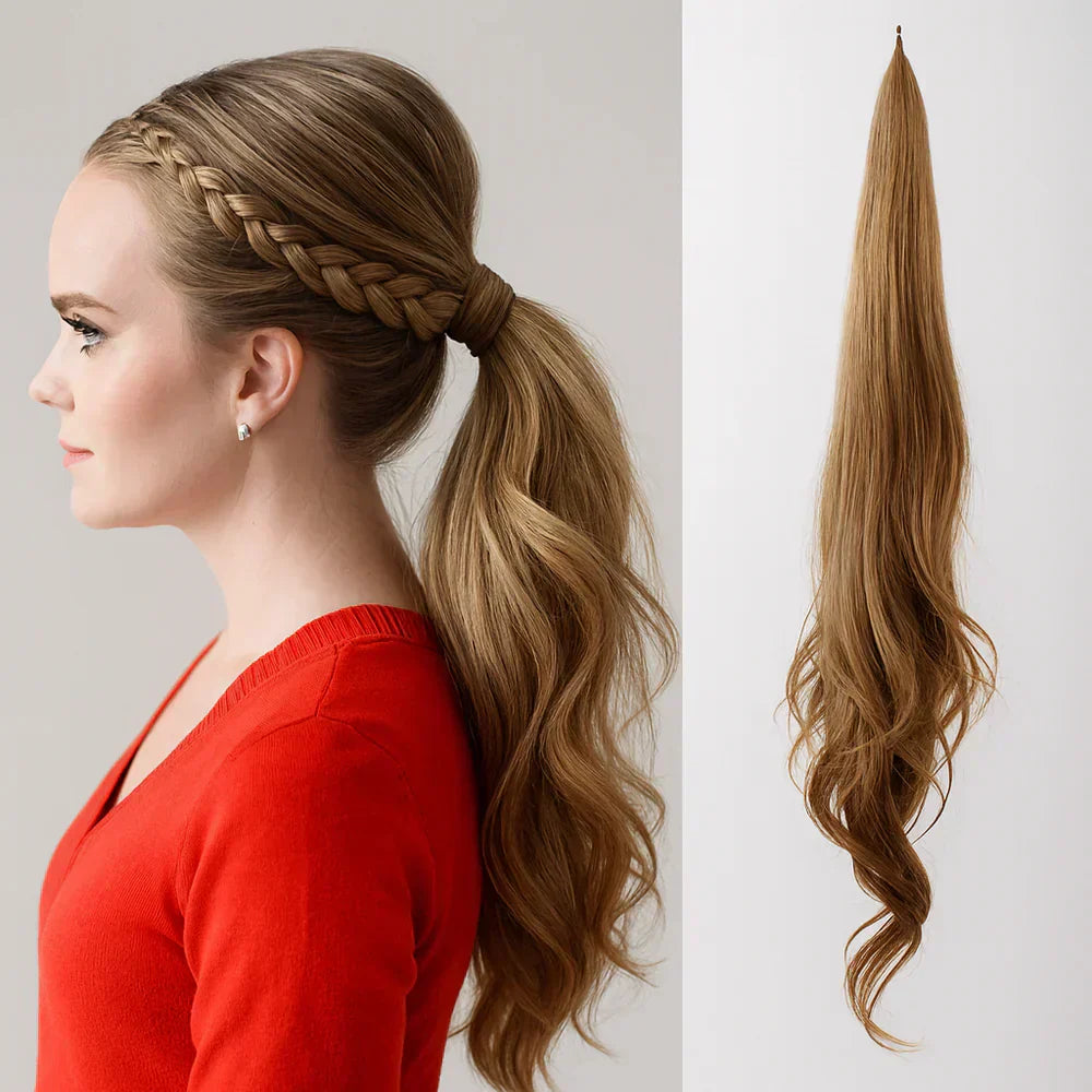 NovaLuxe Ponytail Extension For Natural Look And Modern Glamour
