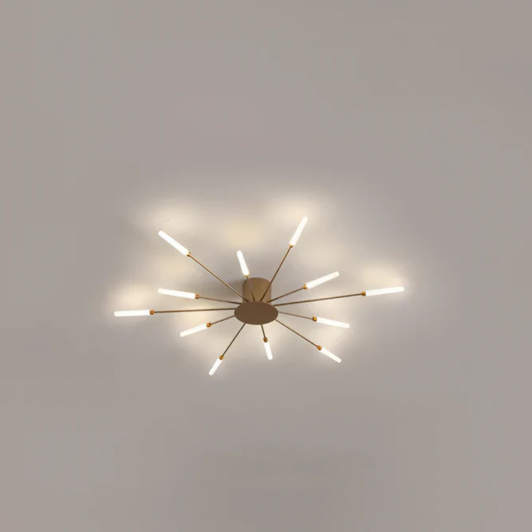 AstraGlow Luxe spiraalinen LED-kattovalaisin olohuoneeseen