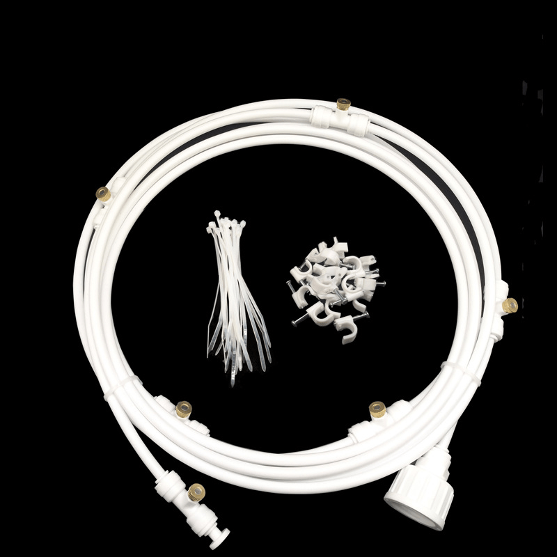 HydroMist Spray Irrigation System For Outdoor Cooling And Gardens
