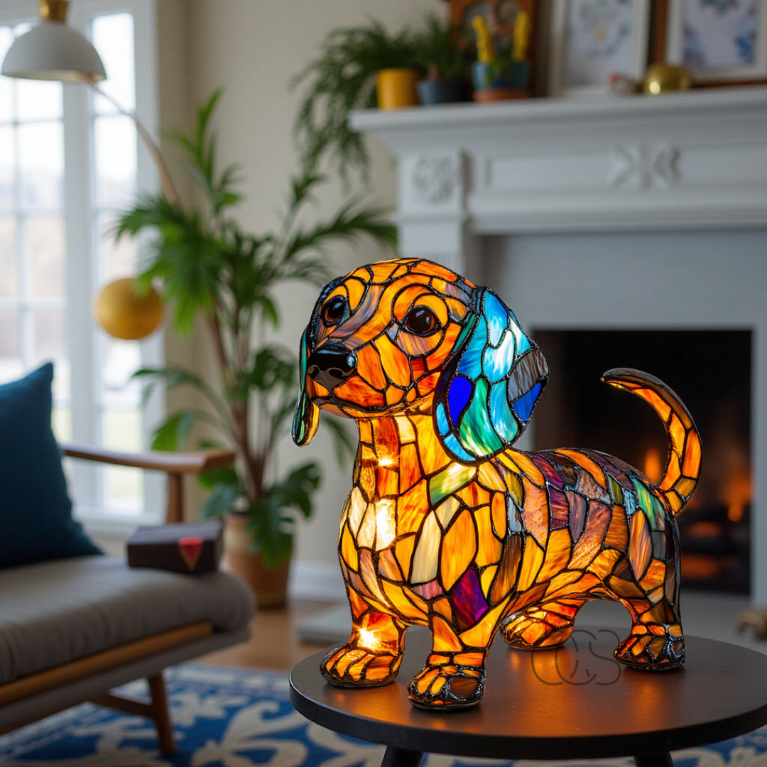 Lampka nocna GlowPet zapewnia kojące światło do sypialni i korytarzy.