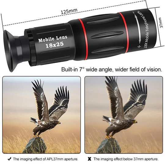 Telescope Lens For iPhone And Everyday Mobile Photography