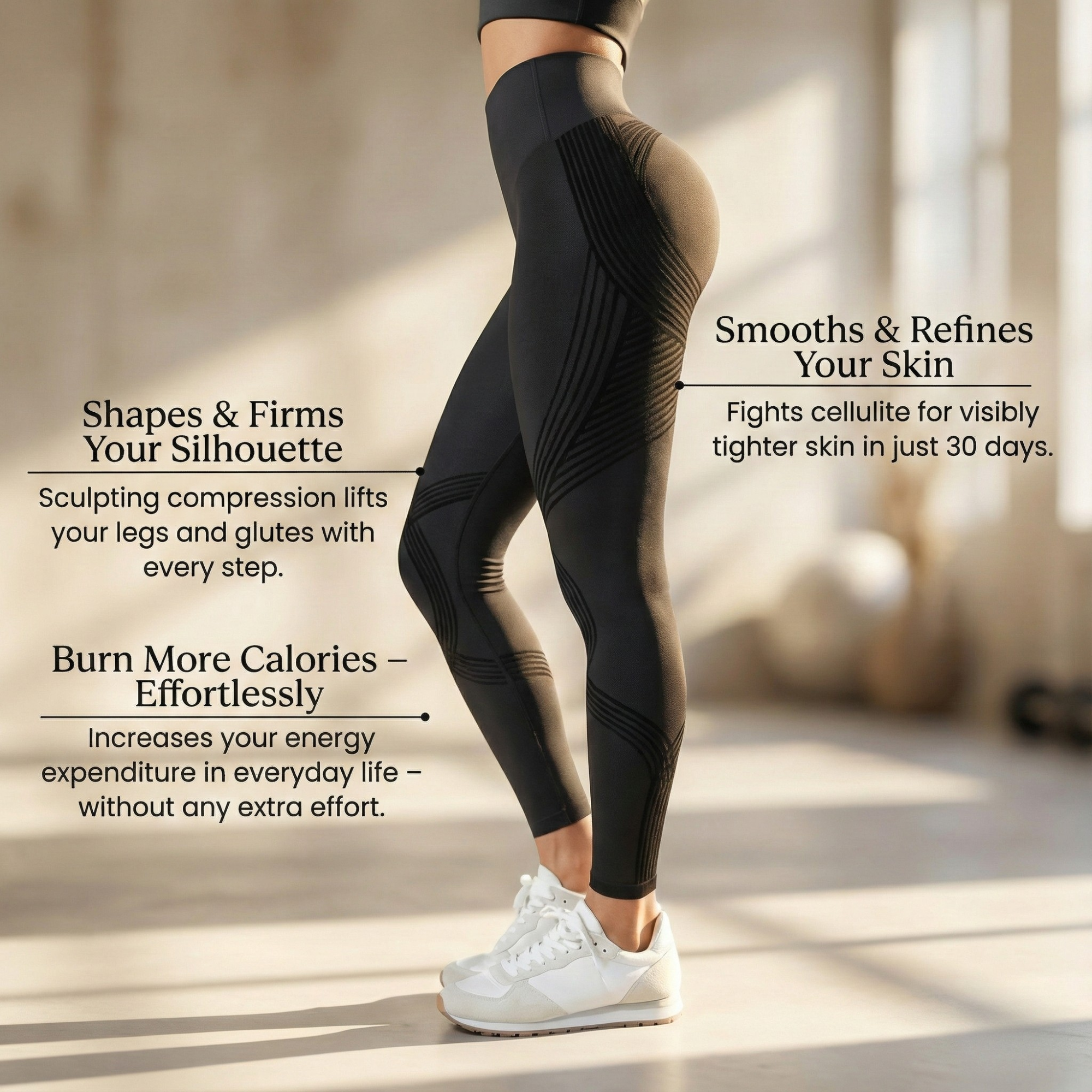 Aurora SlimFlex 3D Leggings For Everyday Comfort And Fit