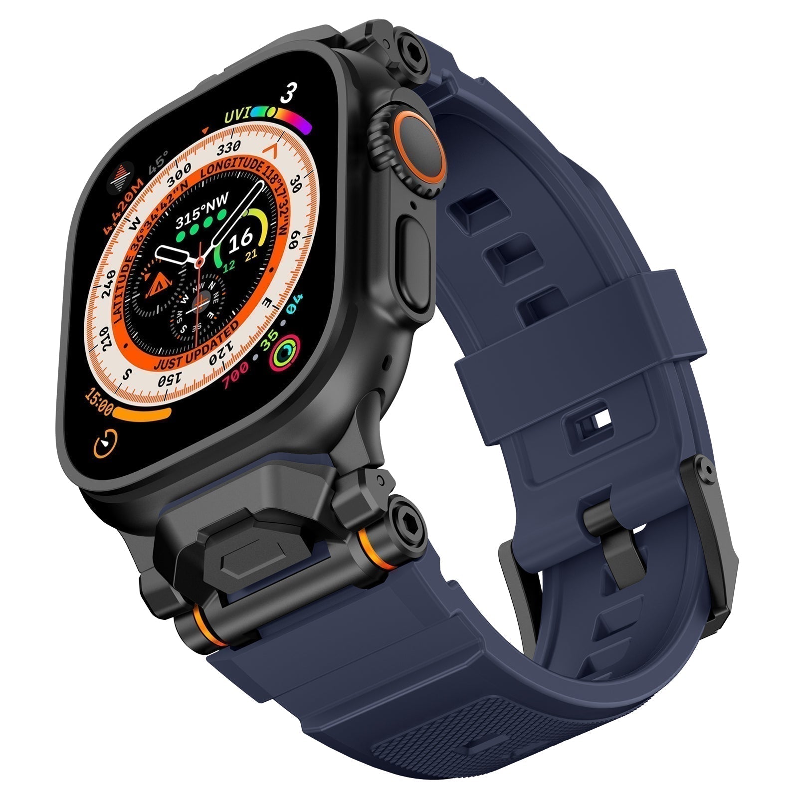 سوار مطاطي LumaGuard FKM 2.0 لإصدار Apple Watch Pro