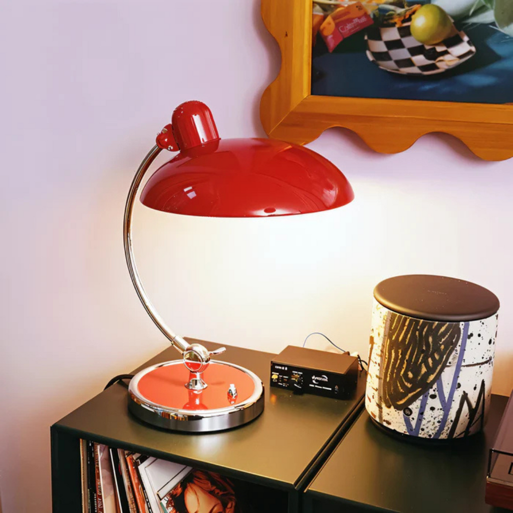 Asteria Adjustable Vintage LED Table Lamp With Shade