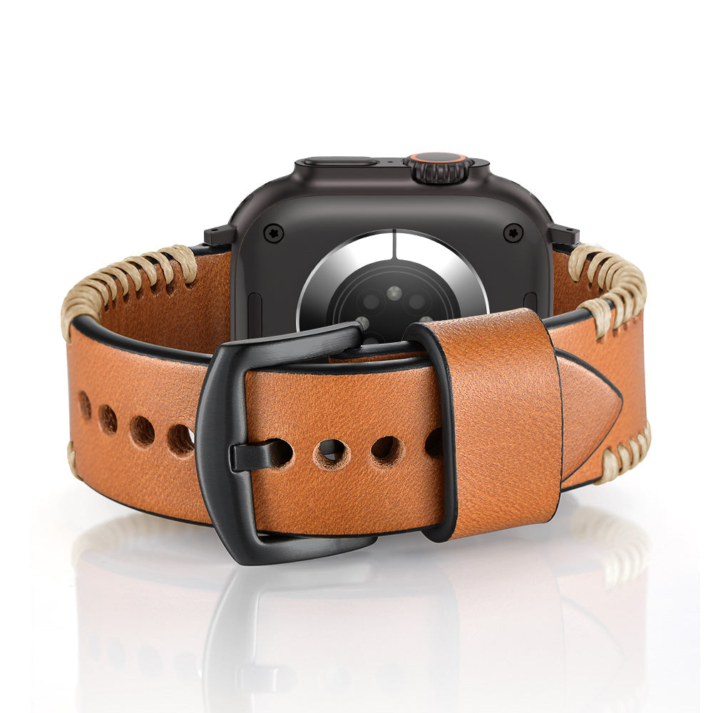 Cinturino Nova Leather Premium cucito a mano per Apple Watch