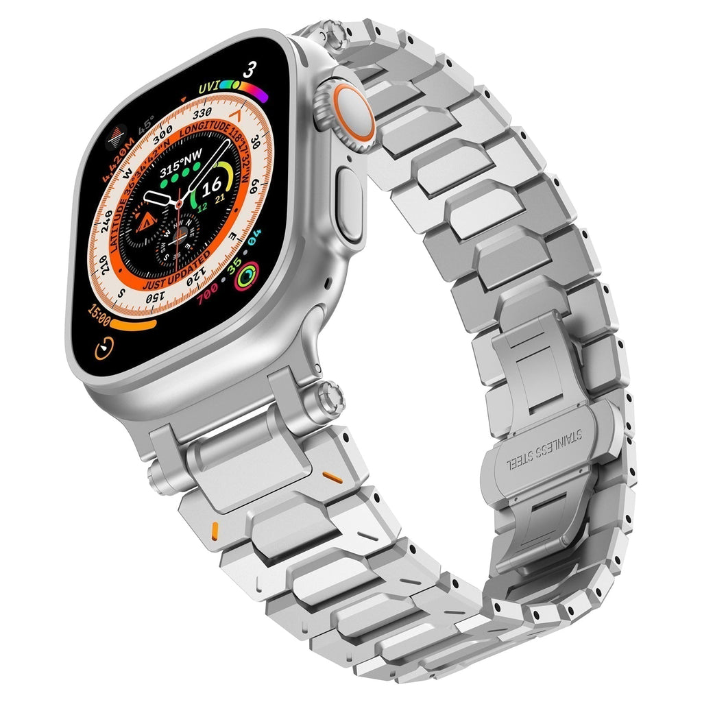 NexaBand 耐久性ステンレススチールバンド（Apple Watch用）