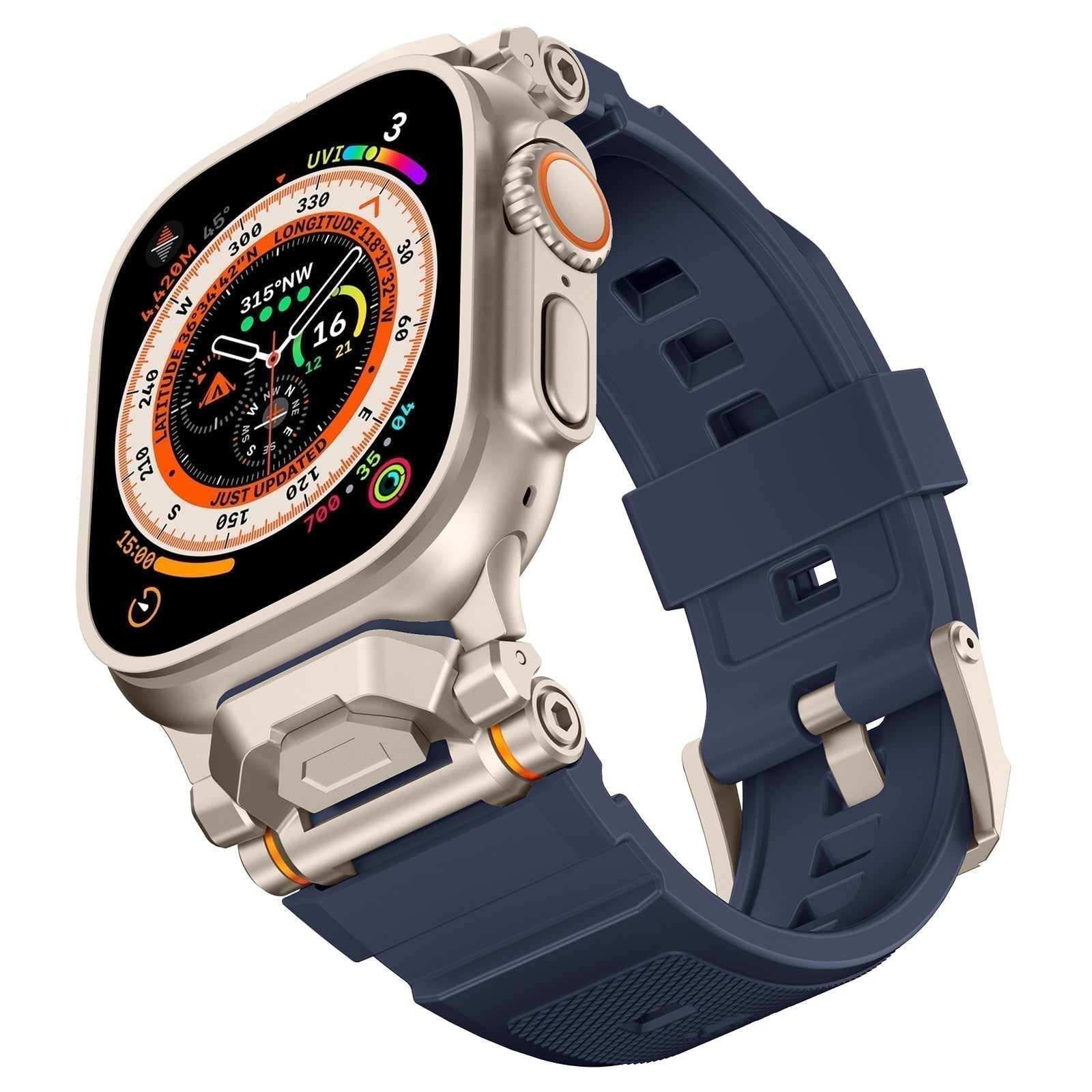 سوار مطاطي LumaGuard FKM 2.0 لإصدار Apple Watch Pro