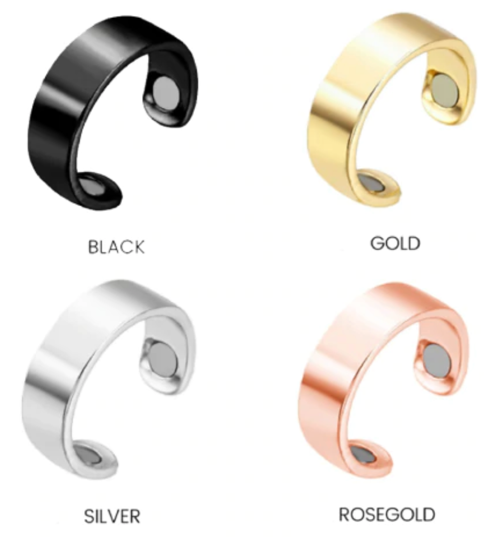 Magnetic Ring For Everyday Comfort And Subtle Support During Wear