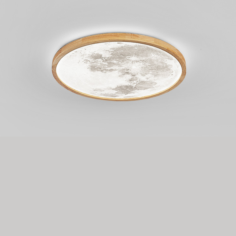 Plafonnier encastré LumaSphere avec éclat chaleureux d'inspiration japonaise pour chambre