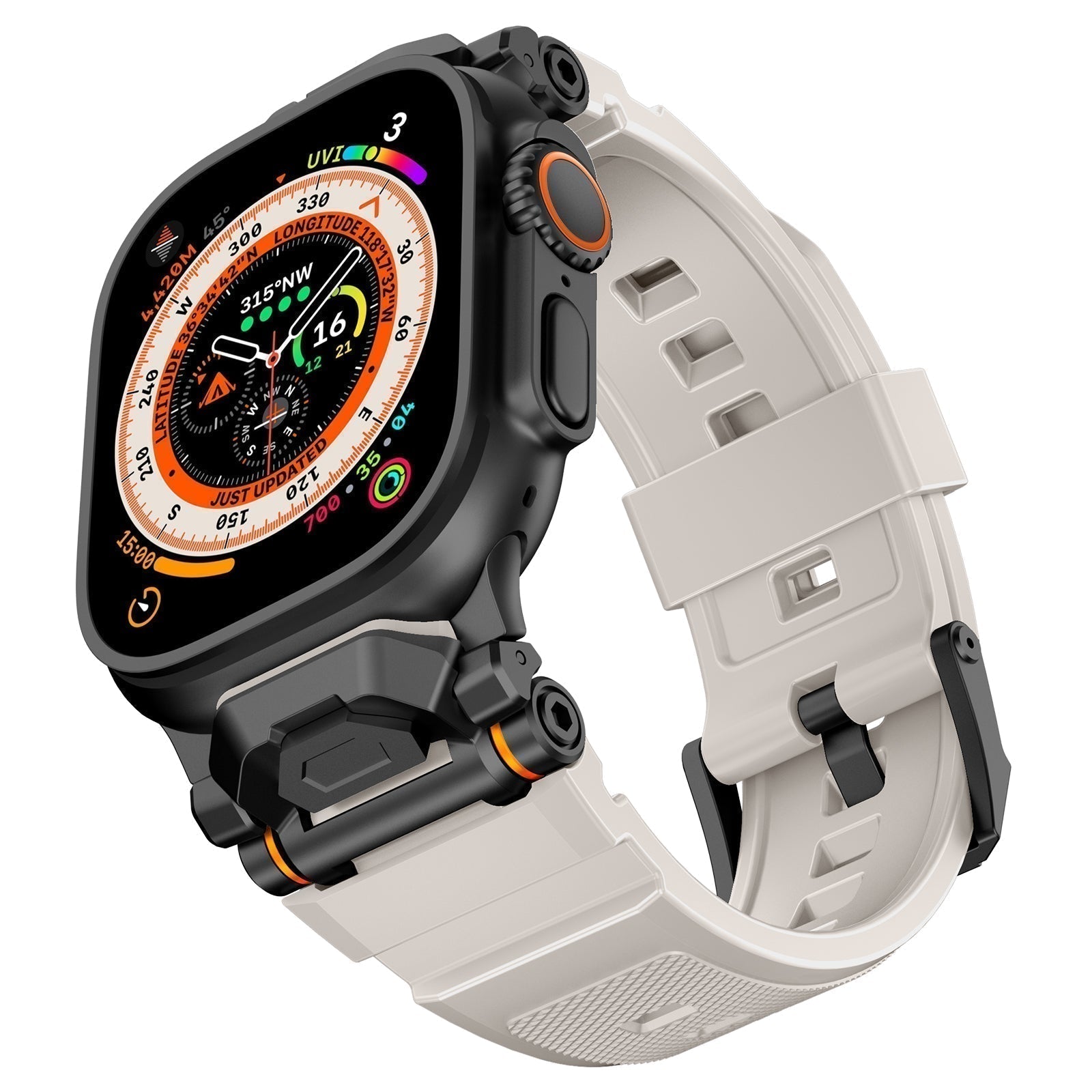 سوار مطاطي LumaGuard FKM 2.0 لإصدار Apple Watch Pro