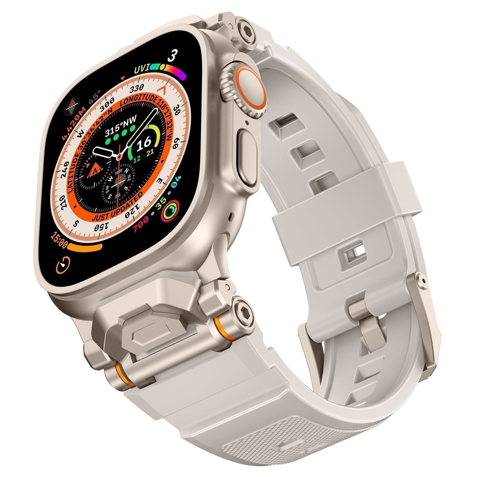 سوار مطاطي LumaGuard FKM 2.0 لإصدار Apple Watch Pro