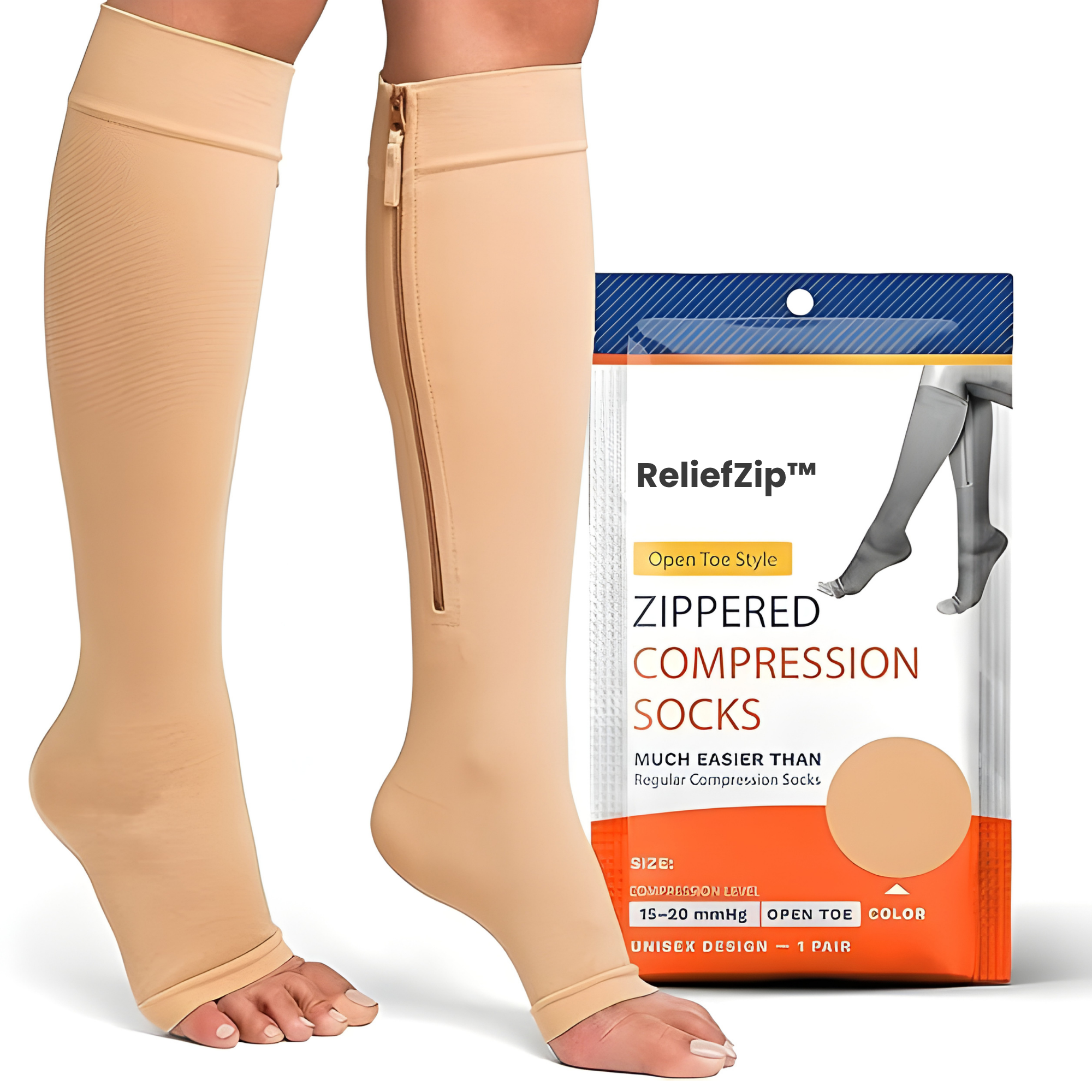 ZenStride Support Socks For Instant Comfort From Swelling And Leg Fatigue