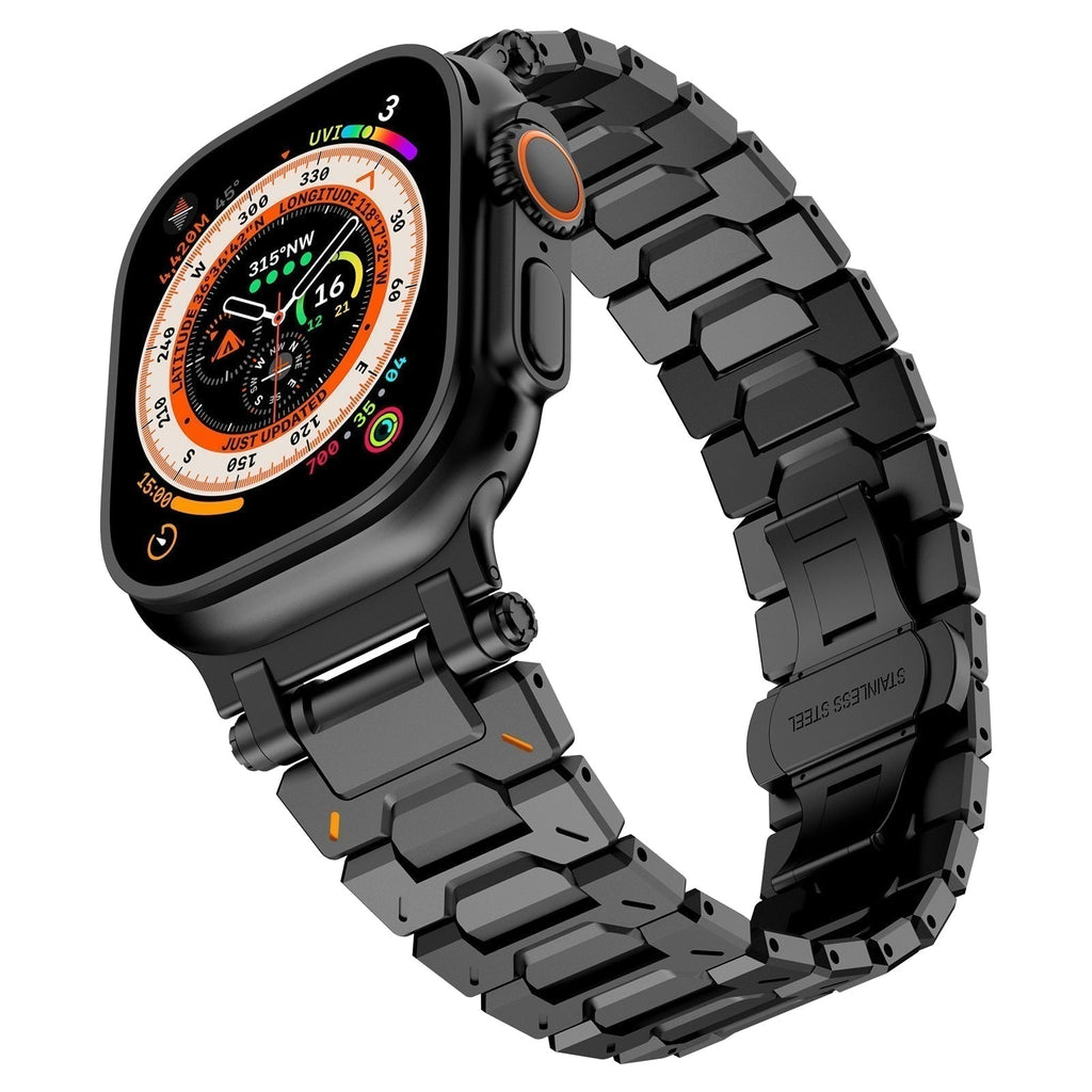 NexaBand 耐久性ステンレススチールバンド（Apple Watch用）