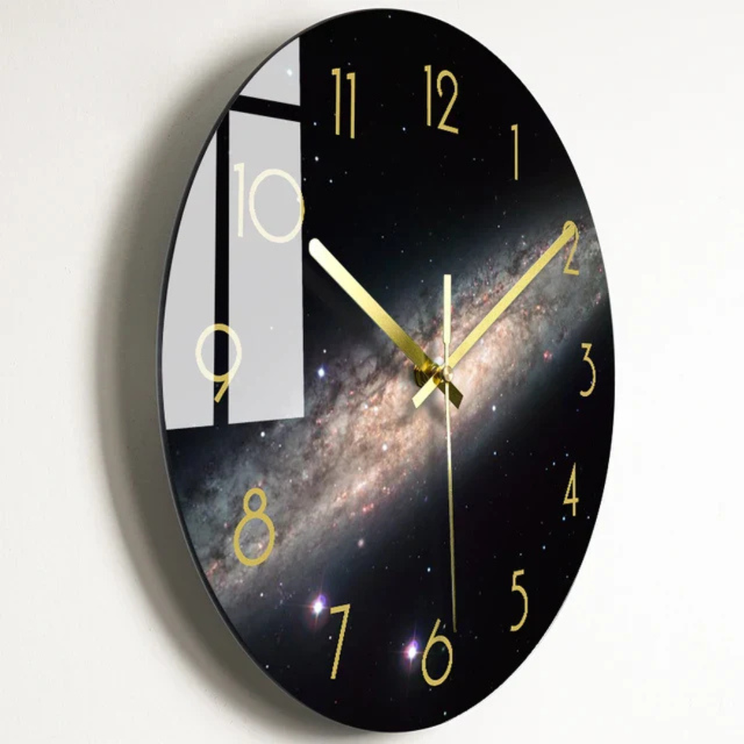 Luxorix Glas- und Wanduhr mit elegantem Design für moderne Innenräume