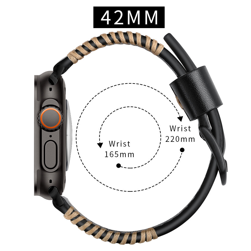 Cinturino Nova Leather Premium cucito a mano per Apple Watch