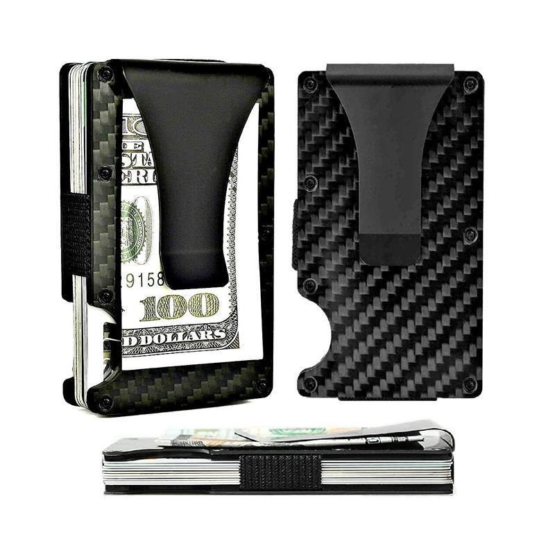 Porte-cartes Ridge en fibre de carbone, mince pour un usage quotidien
