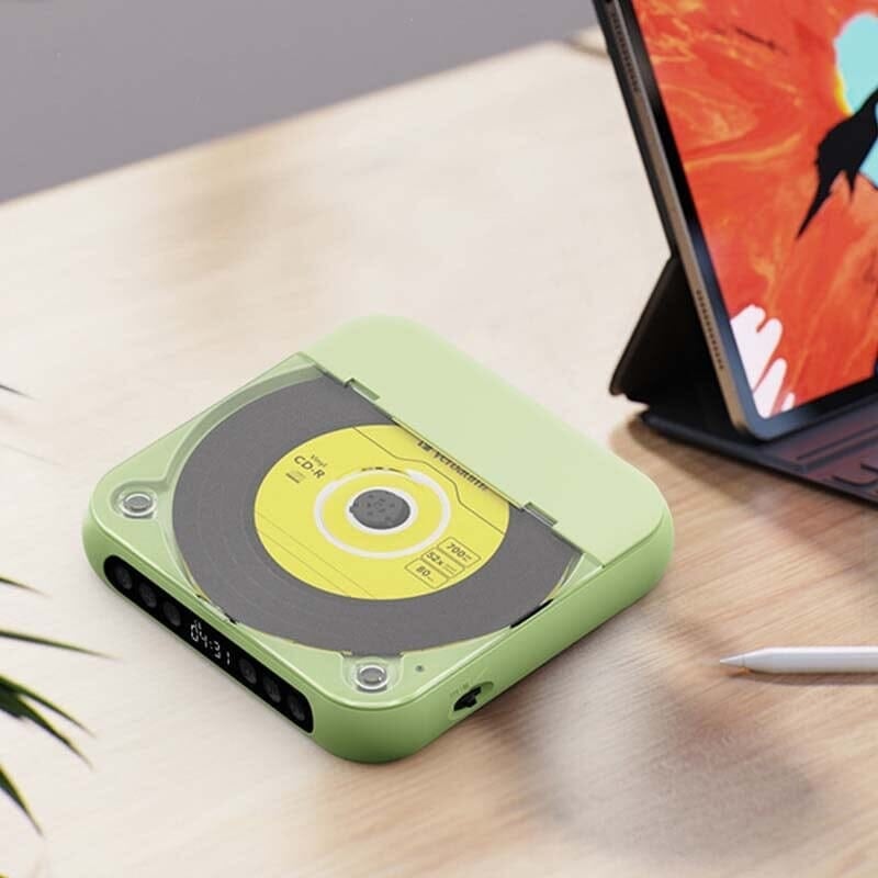 持ち運びに便利なBluetooth対応ポータブルCDプレーヤーで音楽を楽しもう