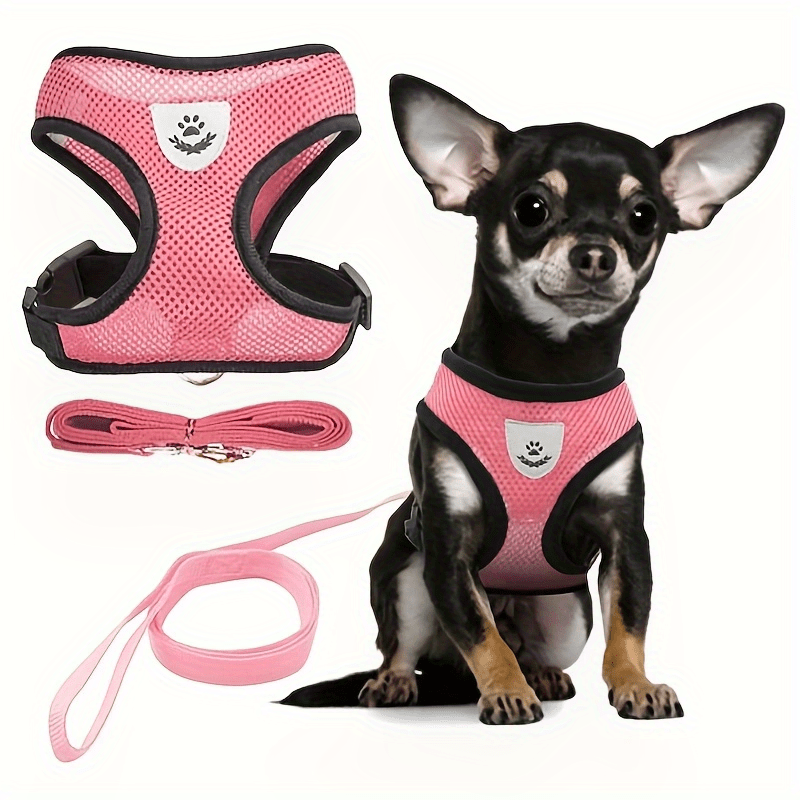 Nightwalk Reflective Vest With Leash For Dogs And Cats