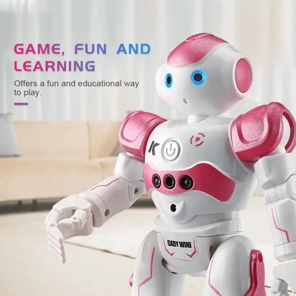 Robot per bambini ThinkBot con controllo gestuale che balla e parla, ricaricabile