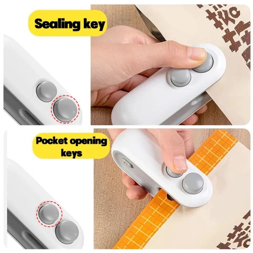 Ręczna zgrzewarka do torebek NovaSeal Pocket Bag Sealer utrzymuje świeżość jedzenia dla domowych kucharzy