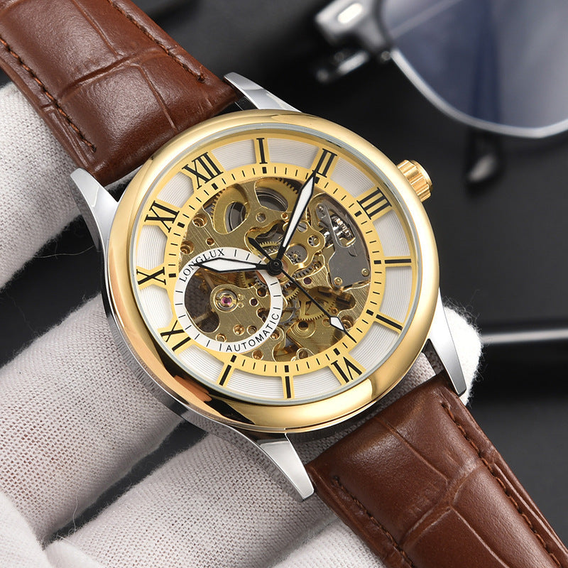 Reloj de acero inoxidable AuroraForge con esfera automática de 40 mm edición
