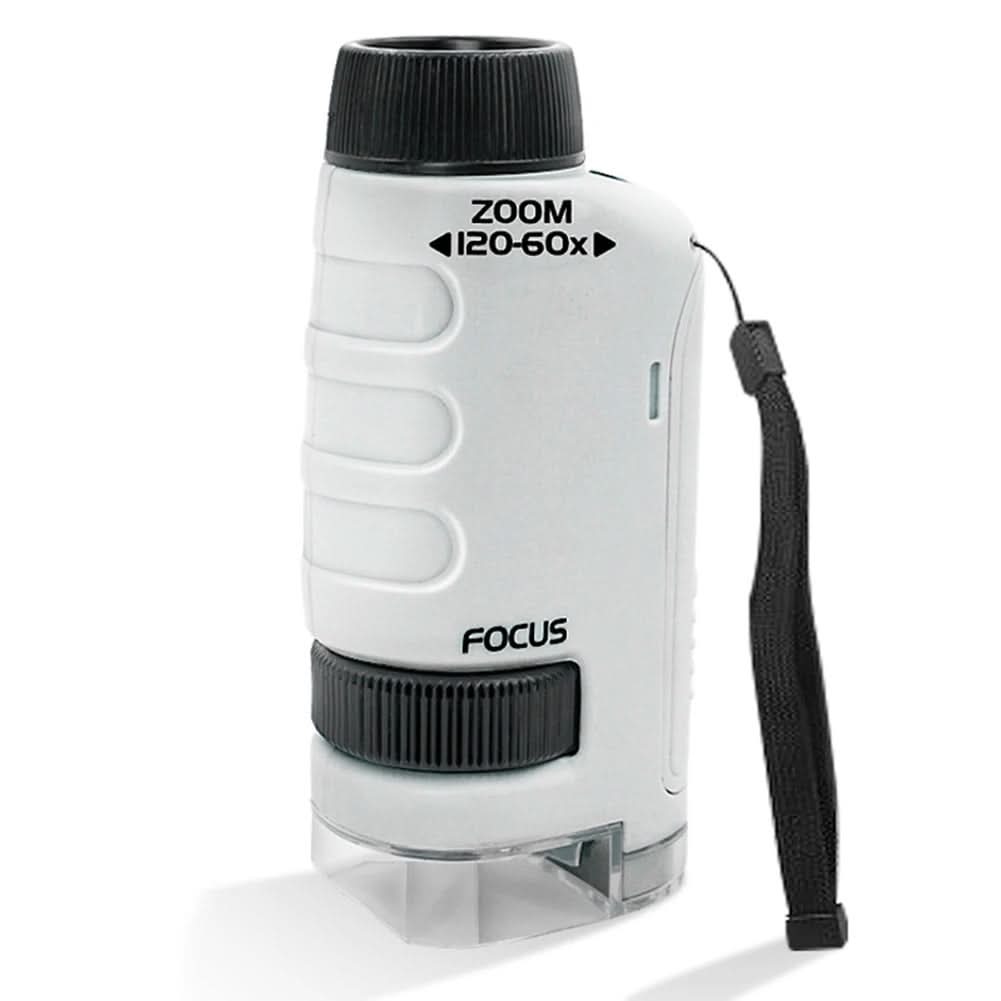 Microscope portable QuestScope Kids, grossissement 60x-120x, découverte