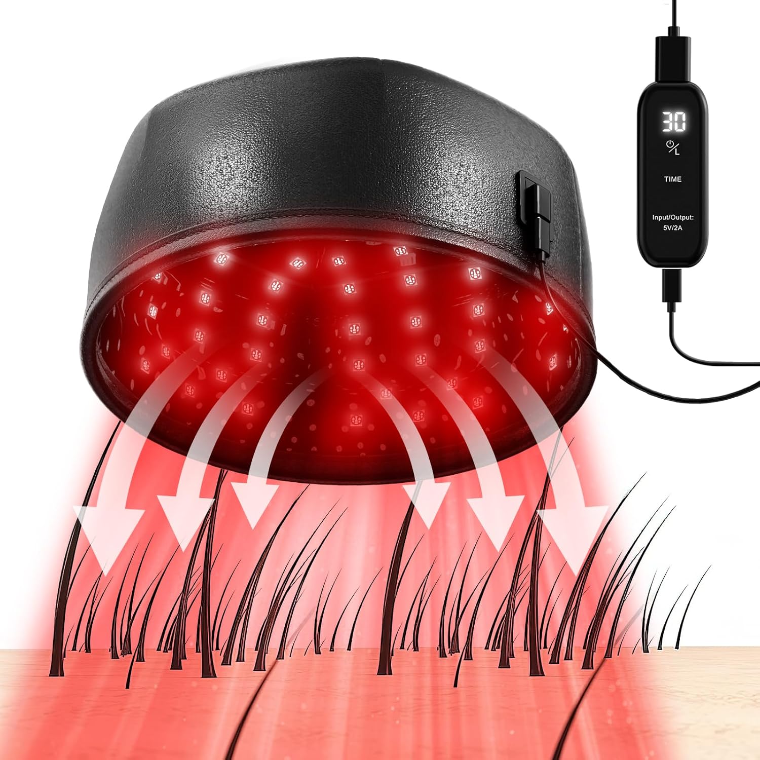 LuminaHair Laser Growth Cap | Red & Blue Light Therapy for Thicker, Fuller Hair
