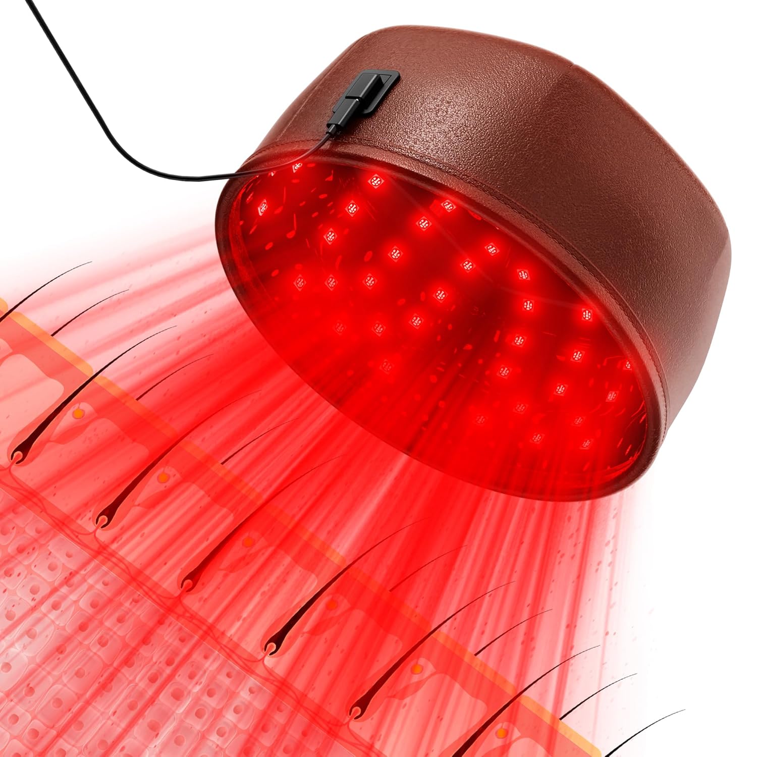 LuminaHair Laser Growth Cap | Red & Blue Light Therapy for Thicker, Fuller Hair