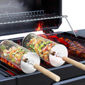 Grillexa Premium kosz do grilla ze stali nierdzewnej do grillowania na zewnątrz