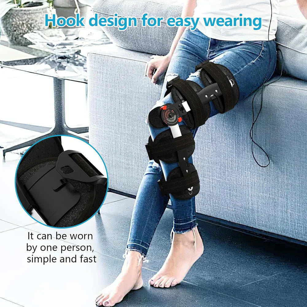 Hinged Knee Stabilizer Delivers Solid Support And Precise Help