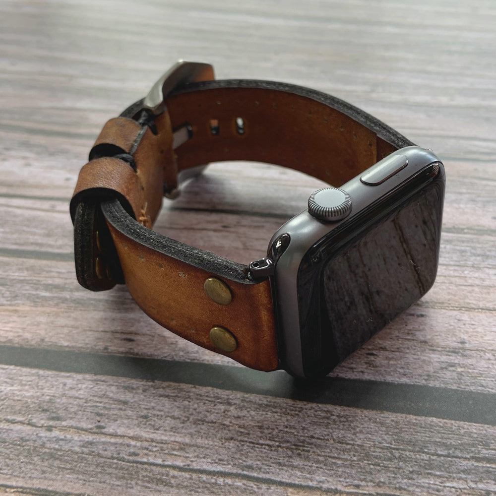 HarborVale Vintage-Lederarmband für NovaCore Ultra Uhr
