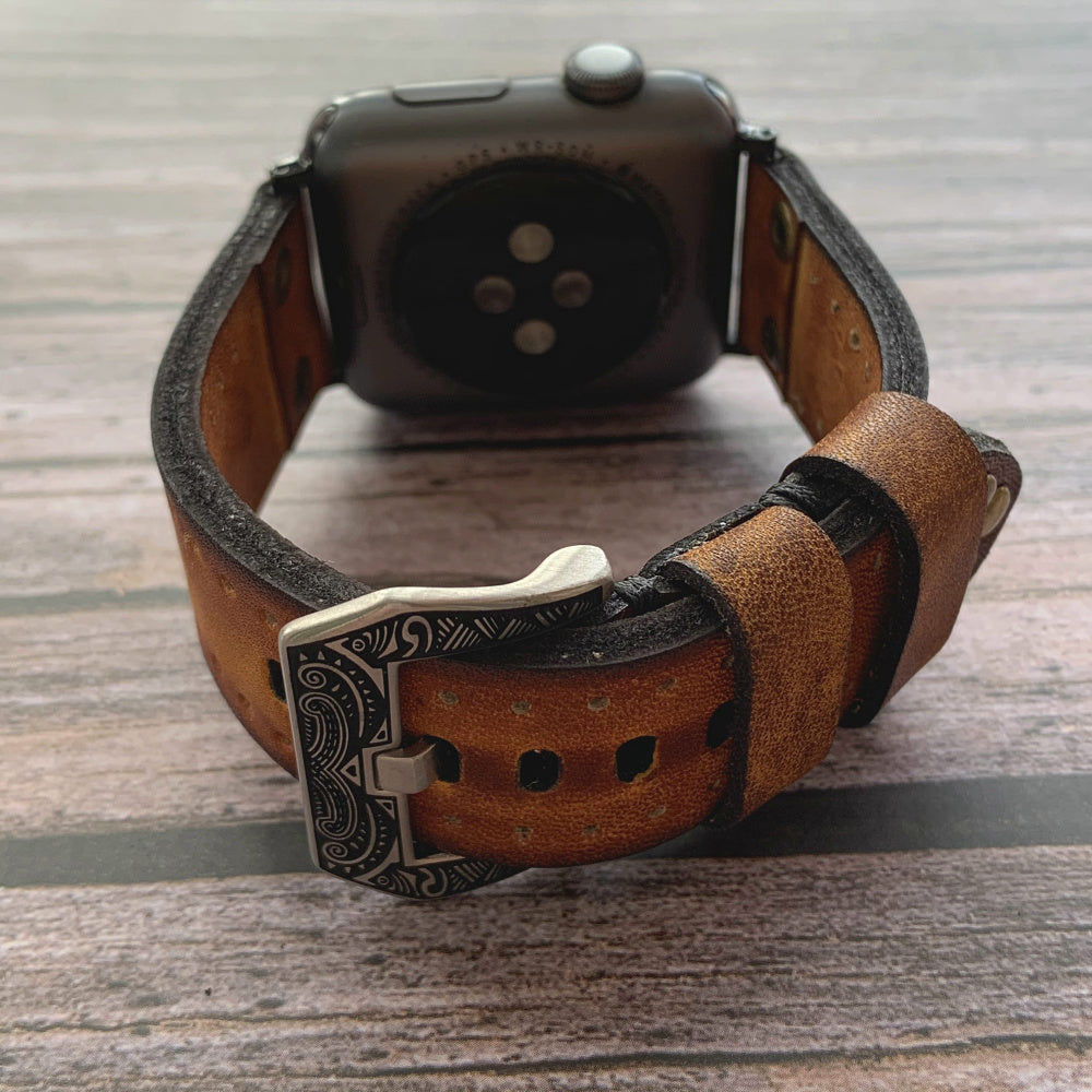 HarborVale Vintage-Lederarmband für NovaCore Ultra Uhr