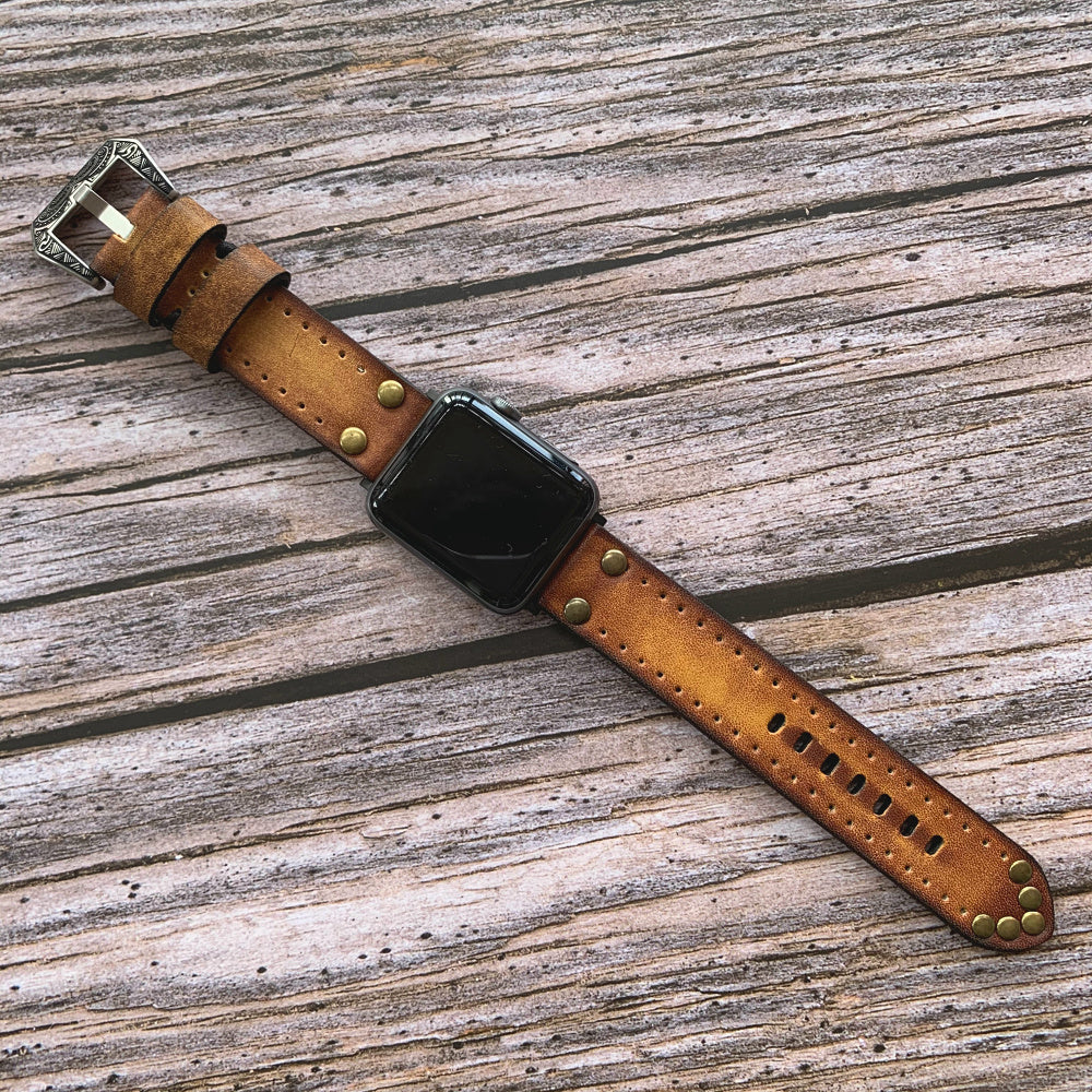 HarborVale Vintage-Lederarmband für NovaCore Ultra Uhr
