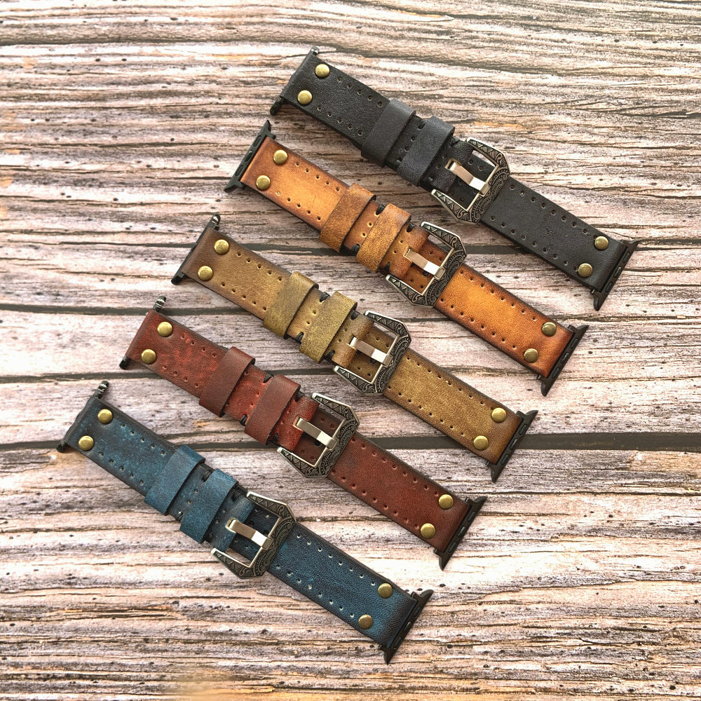 HarborVale Vintage-Lederarmband für NovaCore Ultra Uhr