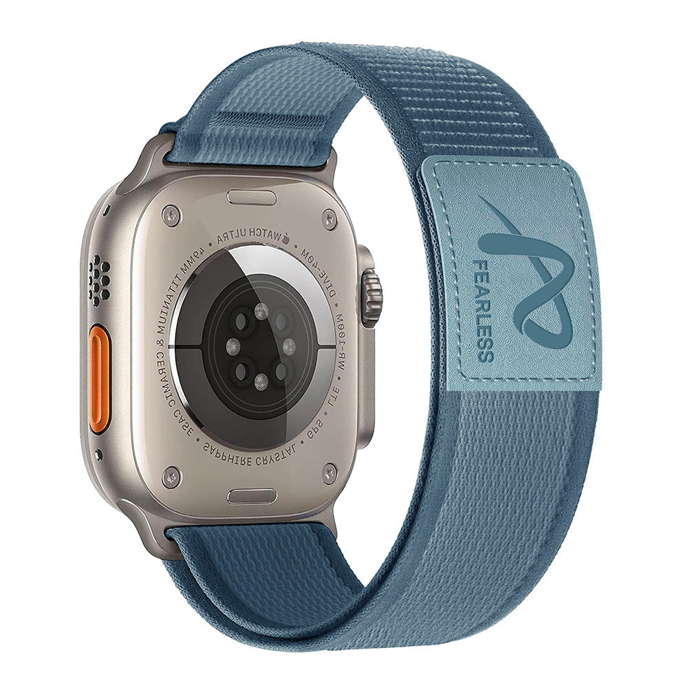 Cinturino in nylon a loop per orologio con chiusura a strappo per Apple Watch