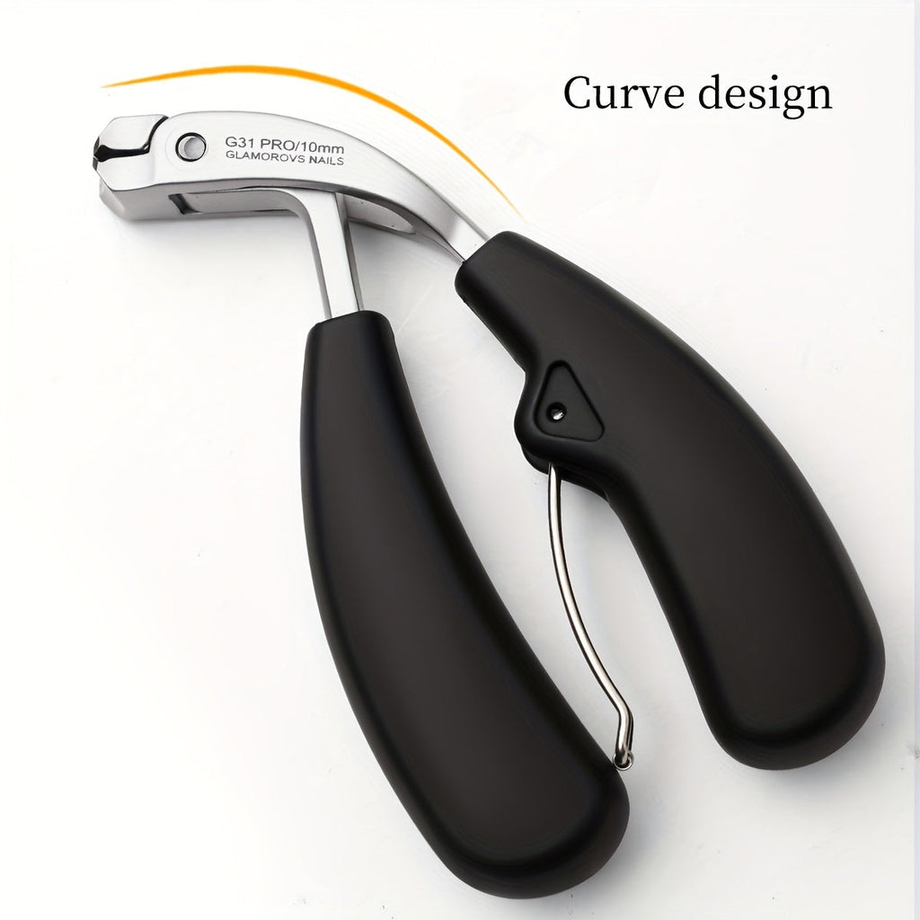 Cortaúñas Cutique G31 con mango largo ergonómico de acero inoxidable
