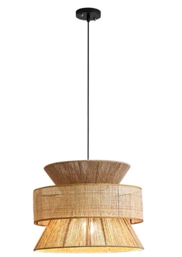 Kairoa Henneptouw Hanglamp Japanse Geïnspireerde Kroonluchter