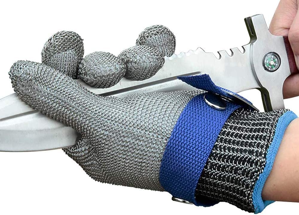 Food grade stainless steel mesh metal glove