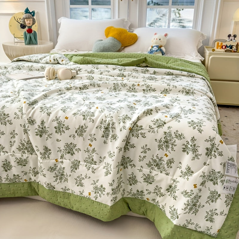 Trapunta estiva traspirante Bloomcool con design floreale leggero per il comfort del sonno
