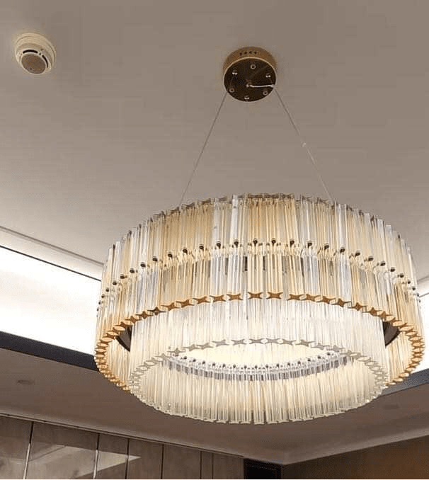 Candeeiro de Cristal em Vidro Aurelia para Iluminação Intemporal de Casa