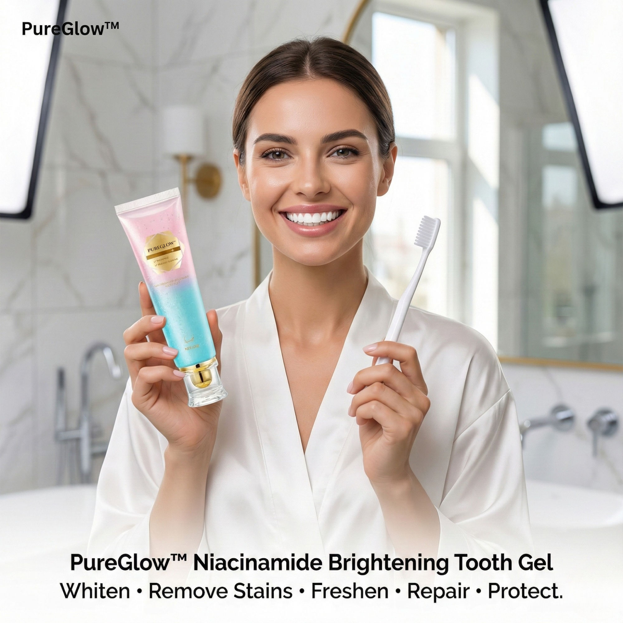 LumaBright Niacinamide Toothpaste For Quick Smile Brightening