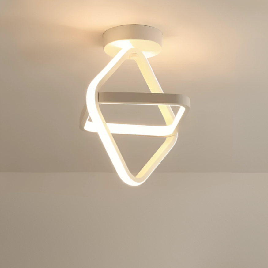 NovaLume Dual Rings LED-Deckenleuchte für Wohnzimmer