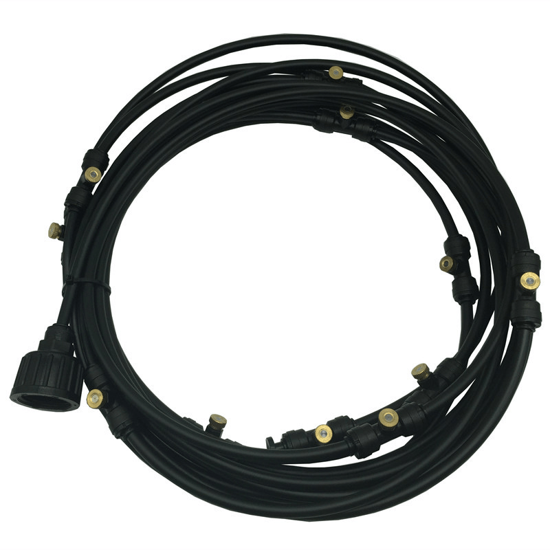HydroMist Spray Irrigation System For Outdoor Cooling And Gardens