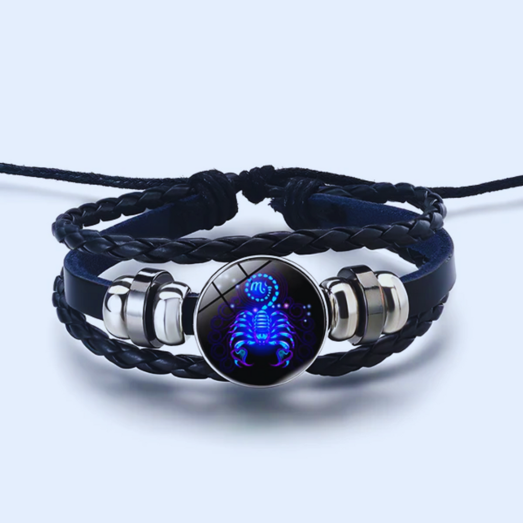 Zodiac-Armband für tägliche Ruhe und Ausgeglichenheit, fördert Frieden und Glückseligkeit