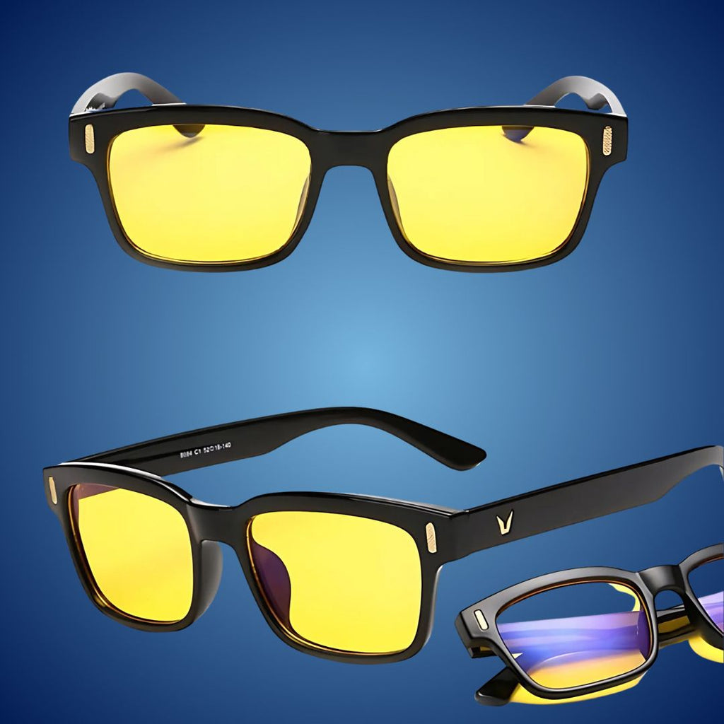 Occhiali EyeShield Pro per luce blu con protezione UV per migliorare la qualità del sonno e alleviare l'affaticamento degli occhi