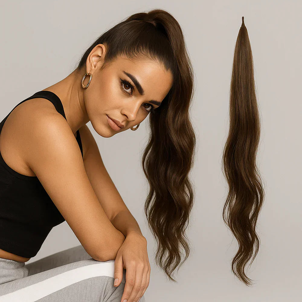 NovaLuxe Ponytail Extension For Natural Look And Modern Glamour