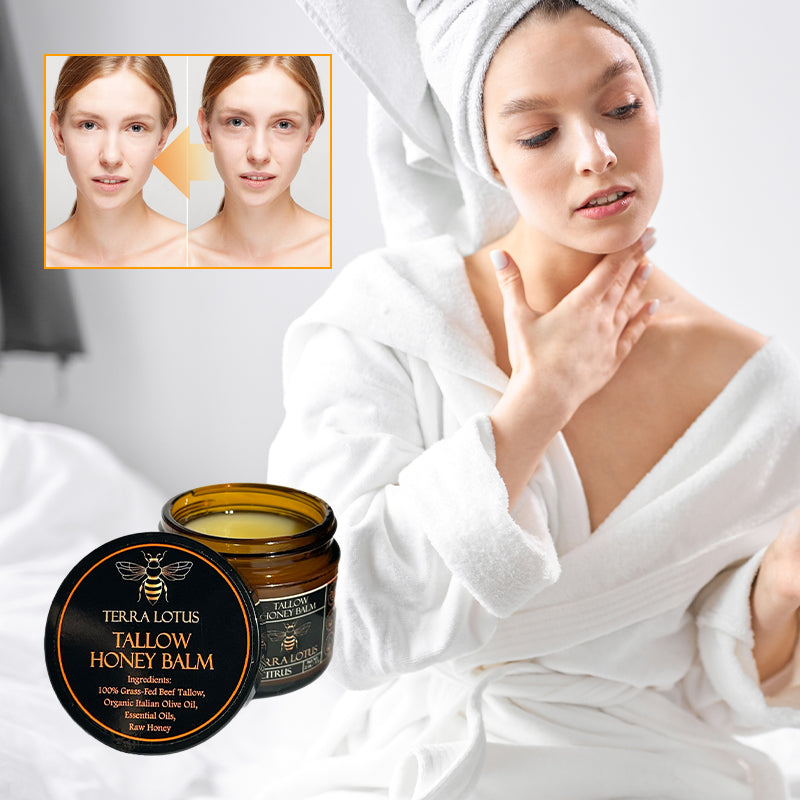 Creme Facial de Gordura de Vaca para Cuidados Diários da Pele e Reparação
